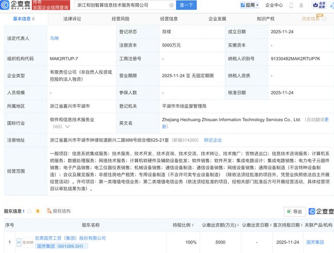 國芳集團布局新賽道 成立智算信息技術服務實體，拓展電力電子元器件銷售版圖
